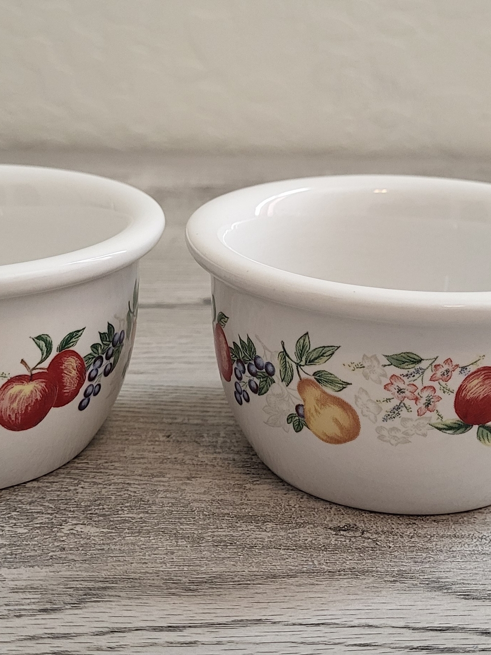 Corelle White Stoneware Ramekin with Fruit Accent